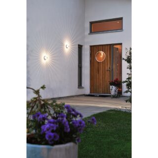 Monza PowerLED wandarmatuur buitenlamp 9cm, 1x 3W