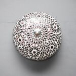 Oosterse mozaïek plafondlamp Turkish Design bruin beige Ø25cm