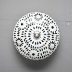 Oosterse mozaïek plafondlamp Turkish Design groen Ø25cm