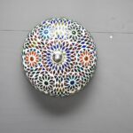 Oosterse mozaïek plafondlamp Turkish Design multi colour Ø38cm