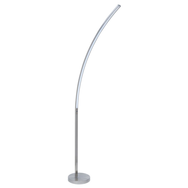 Moderne booglamp Slim LED dimbaar staal