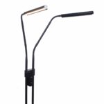 Moderne leeslamp 2 lichts Murcia zwart