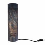 Tafellamp Forato cilinder zwart / bruin
