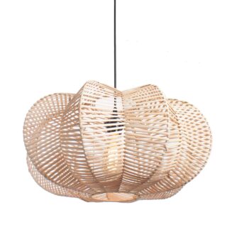 Rotan hanglamp Hauwert 50 cm naturel