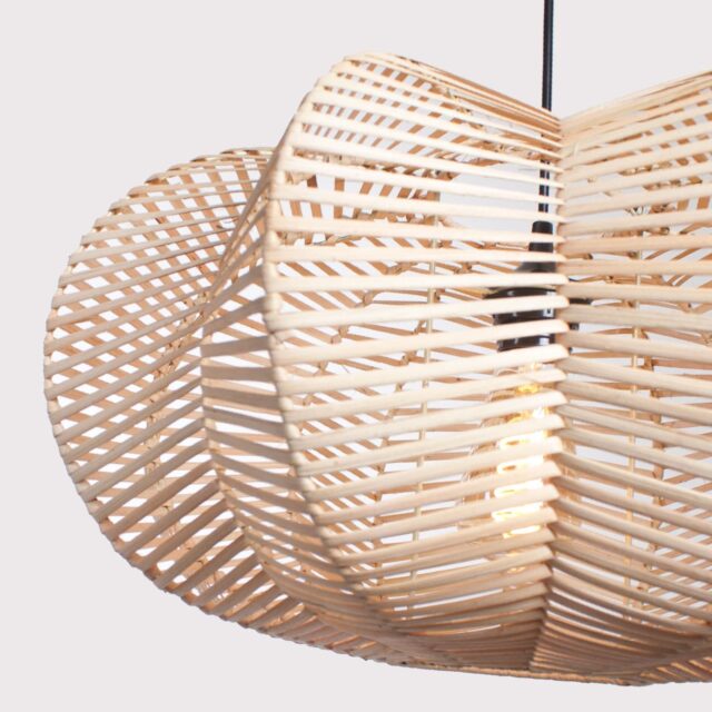 Rotan hanglamp Hauwert 50 cm naturel