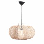 Rotan hanglamp Hauwert 50 cm naturel