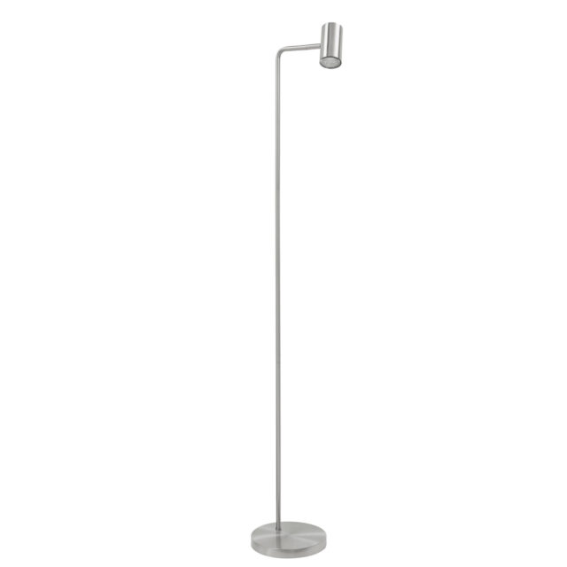 Staal leeslamp design 1 lichts Burgos met 3 standen