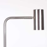 Staal leeslamp design 1 lichts Burgos met 3 standen