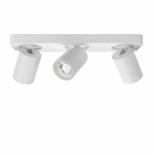 Rechthoekige witte spot Oliver | 3 lichts | wit | 35 x 10 cm | modern design