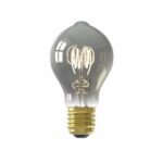 Calex LED Full Glass Flex Filament GLS-lamp 240V 4W 136lm E27 A60DR, Titanium 1800K Dimmable