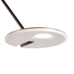 Verstelbare bronzen vloerlamp New Sapporo led met leesarm - 30 watt - 6 watt