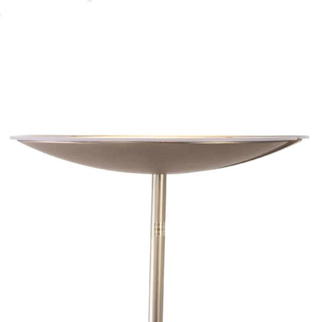 Verstelbare bronzen vloerlamp New Sapporo led met leesarm - 30 watt - 6 watt
