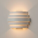 Wandlamp Scudo Wit Goud 20 Cm Elegante Wandlamp Met Warm Gouden Binnenzijde