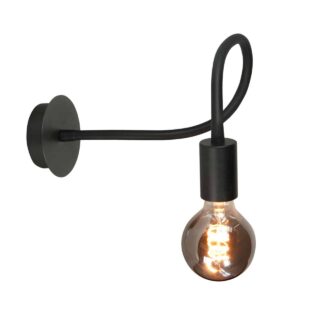 Moderne wandlamp Flex zwart