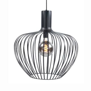 Open hanglamp Mela zwart 50 cm