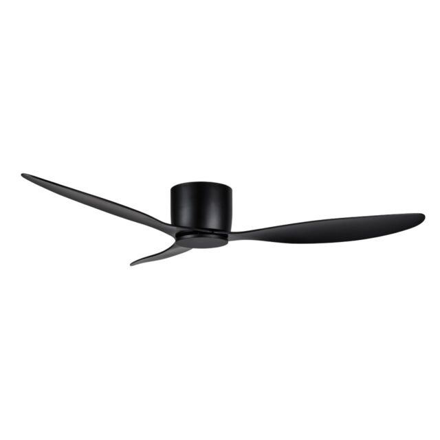 Moderne plafondventilator Brezza zwart Ø 132 cm