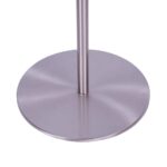 Moderne vloerlamp met velours kap zwart met goud 40 cm