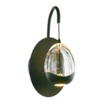 Sierlijke wandlamp Clear Egg 1-lichts
