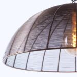 Grote bronzen draadlamp Ø60cm