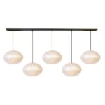 Hanglamp Apollo 30 cm parelmoer wit 5-lichts