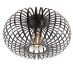 Moderne plafondlamp 1 lichts Balloon Ø 40cm zwart - Afbeelding 7