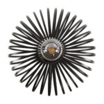 Moderne plafondlamp 1 lichts Balloon Ø 40cm zwart - Afbeelding 3