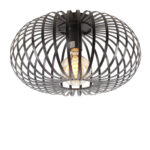 Moderne plafondlamp 1 lichts Balloon Ø 40cm zwart - Afbeelding 5