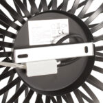 Zwarte open plafondlamp Ø 30 cm - Afbeelding 9