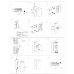 Buitenlamp  2 lichts Zwart met licht en donker sensor