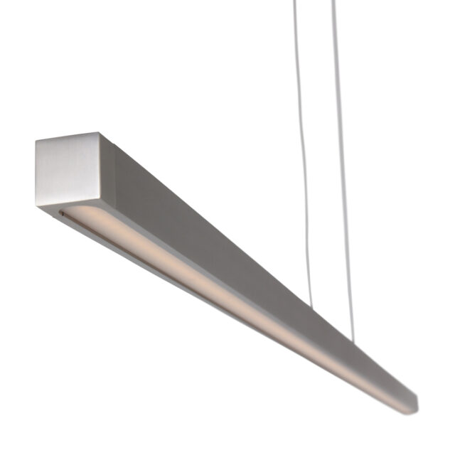 Hanglamp light stripe 1 lichts Staal