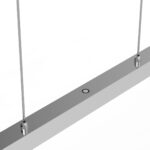 Hanglamp light stripe 1 lichts Staal