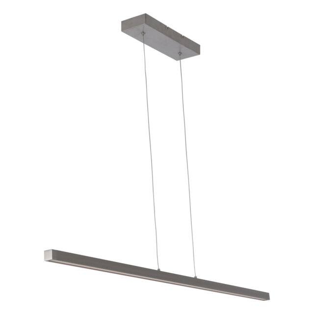 Hanglamp light stripe 1 lichts Staal