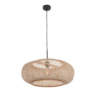 Houten Hanglamp Maze 1 lichts Naturel Ø 60cm