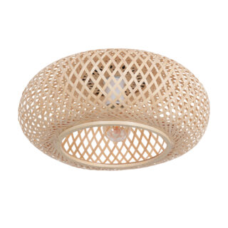 Houten Plafondlamp Maze 1 lichts Naturel Ø 40cm