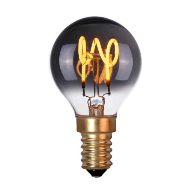 Kogellamp LED 4W 3 step dim Smoke E14