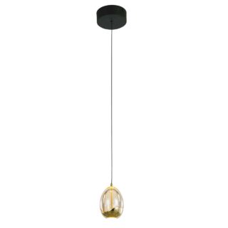 Moderne 1-lichts hanglamp Golden Egg