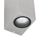 Moderne buitenlamp  2 lichts Staal