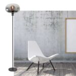 Moderne vloerlamp Bellini semi-smoke 1-lichts