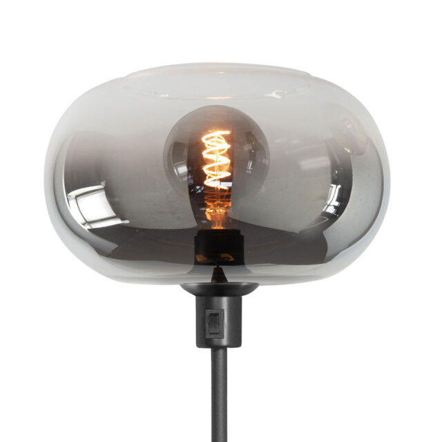 Moderne vloerlamp Bellini semi-smoke 1-lichts