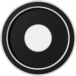 Moderne zwarte design badkamerlamp Ø 23cm - IP44