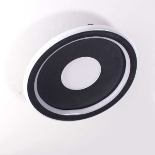 Moderne zwarte design badkamerlamp Ø 23cm - IP44