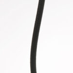 Tafellamp Stang 1 lichts Zwart met Kap Oker Velours