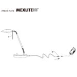 Verstelbare bronzen led bureaulamp