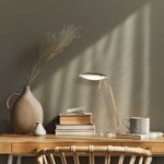 Verstelbare bronzen led bureaulamp