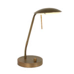 Verstelbare bronzen led bureaulamp