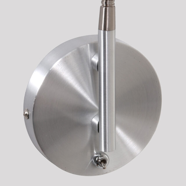 Verstelbare wand leeslamp LED | staal