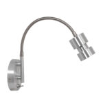 Verstelbare wand leeslamp LED | staal