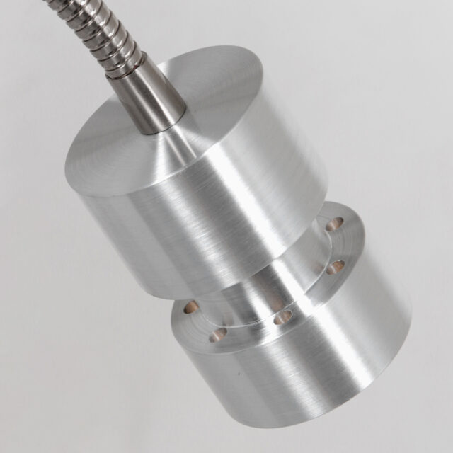 Verstelbare wand leeslamp LED | staal