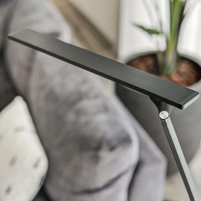 Vloerlamp Serenade LED 1 lichts zwart
