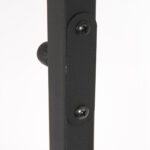 Vloerlamp Stang 1 lichts Zwart met Kap Oker Velours
